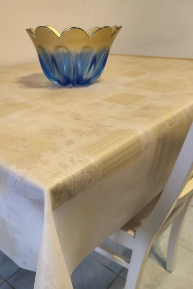 Ithal Pvc Muşamba - Desenli Silinebilir Masa Örtüsü - Resim 2