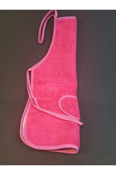 Peluş Mutfak Önlüğü / Su Geçirmez Pembe Ve Sarı ürün görseli