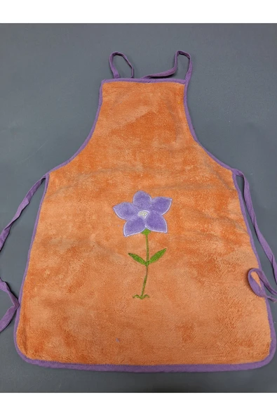 PELUŞ MUTFAK ÖNLÜĞÜ  / SU GEÇİRMEZ  Pembe / Yeşil - Resim 7