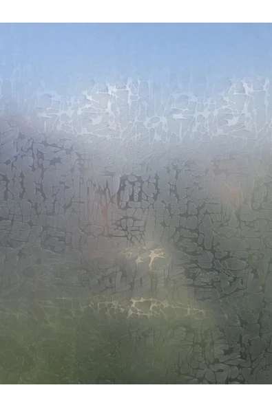 Dekoratif Şeffaf Cam Folyosu | Kendinden Yapışkanlı – Buzlu Cam Görünüm - Resim 3