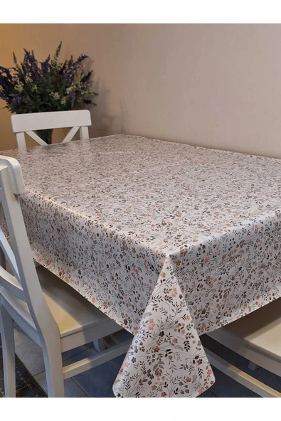 Elyaflı Pvc Muşamba - Desenli Silinebilir Masa Örtüsü - Resim 4