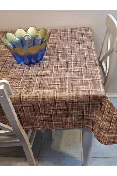 Elyaflı Pvc Muşamba - Desenli Silinebilir Masa Örtüsü ( YEŞİL ) - Resim 11