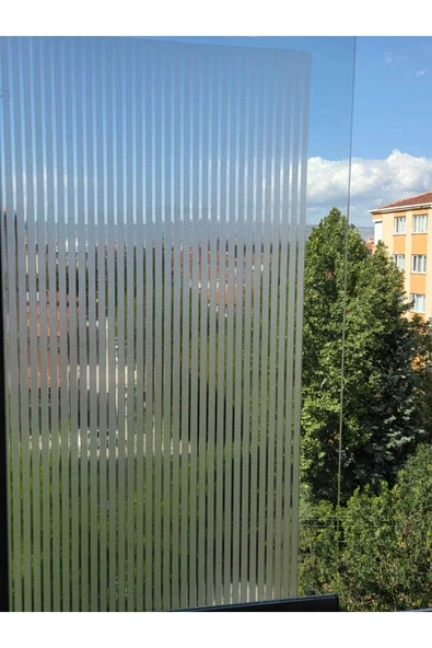 Cam Filmi Kaplama Statik Folyo Buzlu Desenli Duşa Kabin Pencere Ofis Dekorasyon ürün görseli