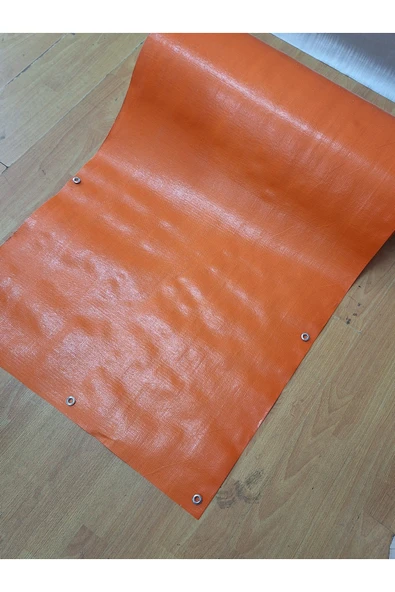 67x150cm Turuncu Pilsa Balkon Brandası(istediğiniz Ölçü Kadar Adeti Çoğaltabilirsiniz ) - Resim 4