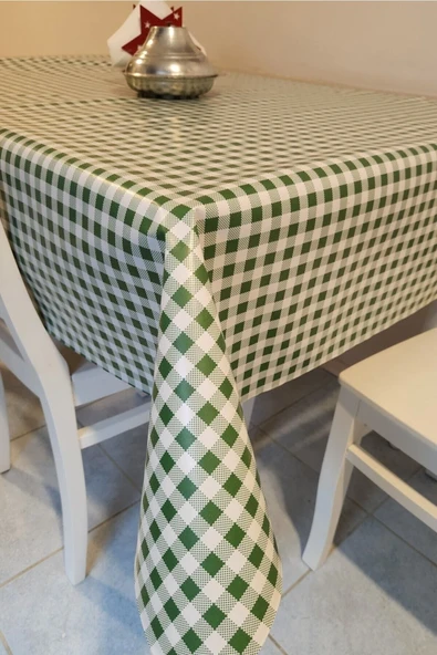 Elyaflı Desenli Silinebilir Masa Örtüsü ürün görseli