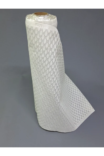 Pvc Küpür Dantel Raf Ve Dolap Örtüsü Runner  (beyaz) - Resim 4