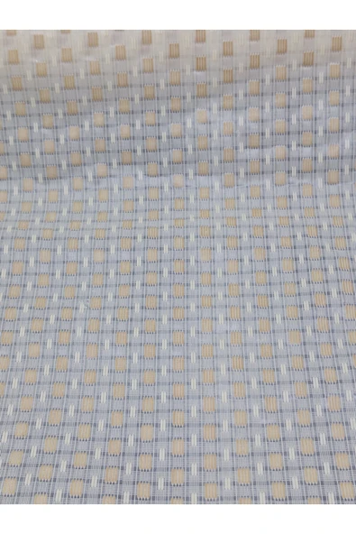 PVC KÜPÜR DANTEL RAF VE DOLAP ÖRTÜSÜ RUNNER  (KREM) - Resim 3