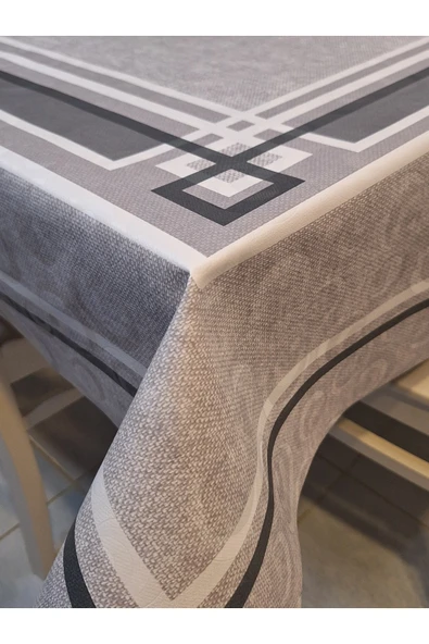 DORA PANO Elyaf Tabanlı Pvc Muşamba - Desenli Silinebilir 120 X 140 Hazır Masa Örtüsü - Resim 10
