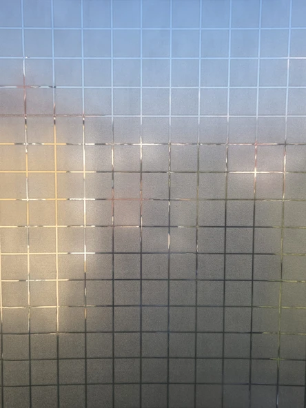 Cam Filmi Kaplama Statik Folyo  Buzlu Desenli Duşa Kabin Pencere Ofis Dekorasyon ürün görseli