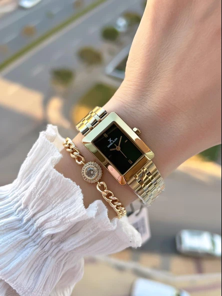 Daniel Klein Çelik Kordon 30 Mt Suya Dayanıklı Kadın Kol Saati+Bileklik BF.GF.10821.4 - Resim 2