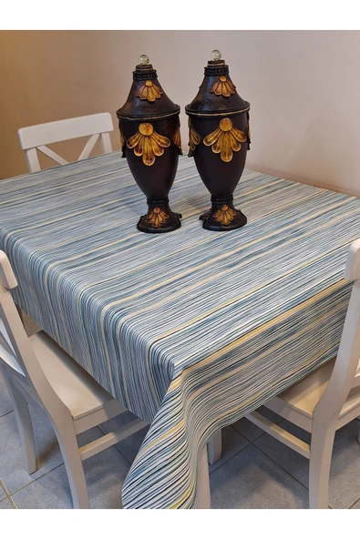 Elyaflı Pvc Muşamba - Desenli Silinebilir Masa Örtüsü (RENKLİ) - Resim 7