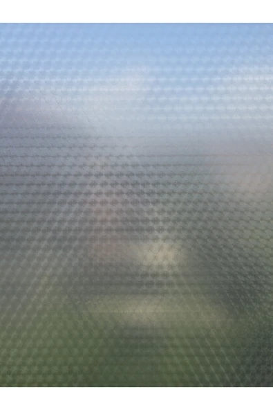 Dekoratif Şeffaf Cam Folyosu | Kendinden Yapışkanlı – Buzlu Cam Görünüm - Resim 3