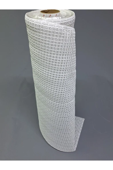 PVC KÜPÜR DANTEL RAF VE DOLAP ÖRTÜSÜ RUNNER  (BEYAZ) - Resim 4