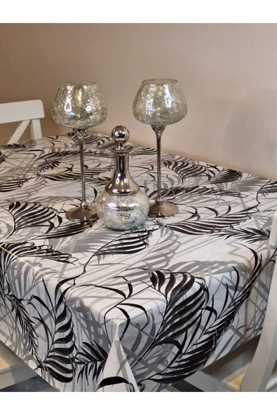 Elyaflı Pvc Muşamba - Desenli Silinebilir Masa Örtüsü - Resim 2