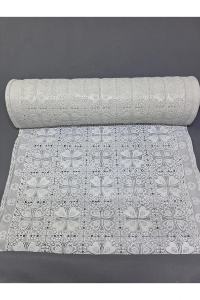 Pvc Küpür Dantel Raf Ve Dolap Örtüsü Runner  (beyaz) ürün görseli