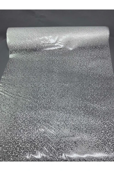 Cam Filmi Kaplama Statik Folyo Buzlu Desenli Duşa Kabin Pencere Ofis Dekorasyon - Resim 4