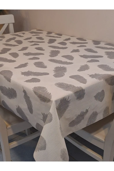 İthal Silinebilir PVC Masa Örtüsü – Kaymaz Tabanlı, Kumaş Görünümlü PVC Masa Örtüs - Resim 10
