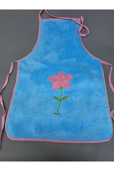 PELUŞ MUTFAK ÖNLÜĞÜ  / SU GEÇİRMEZ  Pembe / Yeşil - Resim 10