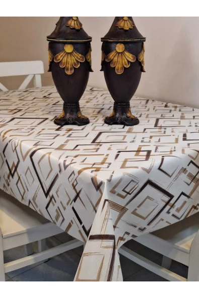 Elyaflı Pvc Muşamba - Desenli Silinebilir Masa Örtüsü ürün görseli