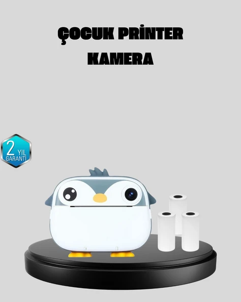 Mini Çocuk Kamera Anında Baskı Özellikli HD Video Termal Yazıcılı ürün görseli