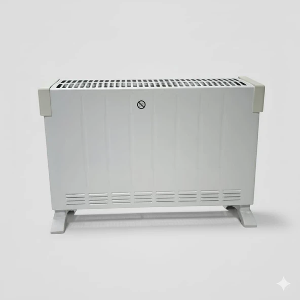 Elektrikli Isıtma Derecesi Ayarlı 2000Watt Turbo Konvektör - Resim 2