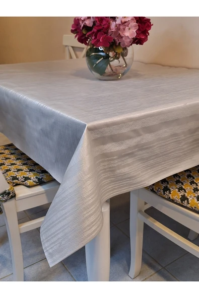 Elyaflı Pvc Muşamba - Desenli Silinebilir Masa Örtüsü ürün görseli