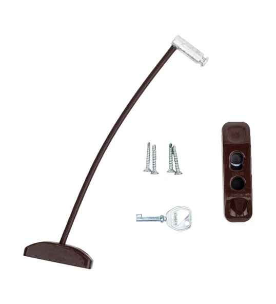 Kidmix Çelik Halatlı Pencere Emniyet Hırsız Çocuk Kilidi 1 ADET - Resim 4