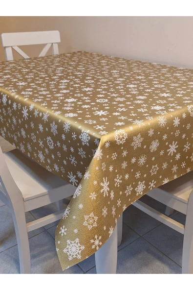Elyaflı Pvc Muşamba - Desenli Silinebilir Masa Örtüsü (DORE) - Resim 5