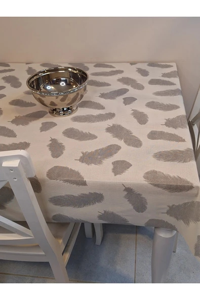 İthal Silinebilir PVC Masa Örtüsü – Kaymaz Tabanlı, Kumaş Görünümlü PVC Masa Örtüs - Resim 9
