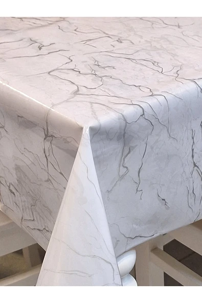 Şeffaf 0.018 Mm Pvc Muşamba - Desenli Silinebilir Şeffaf Masa Örtüsü - Resim 5