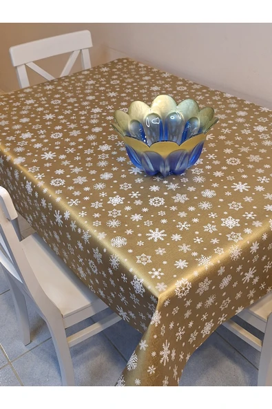 Elyaflı Pvc Muşamba - Desenli Silinebilir Masa Örtüsü (DORE) - Resim 3
