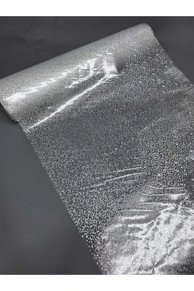 Cam Filmi Kaplama Statik Folyo Buzlu Desenli Duşa Kabin Pencere Ofis Dekorasyon - Resim 5