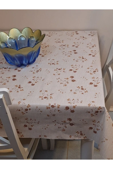 Elyaflı Pvc Muşamba - Desenli Silinebilir Masa Örtüsü ( YEŞİL) - Resim 11