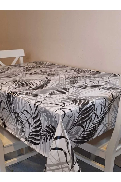 Elyaflı Pvc Muşamba - Desenli Silinebilir Masa Örtüsü - Resim 5