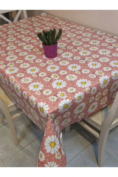 Elyaflı Pvc Muşamba - Desenli Silinebilir Masa Örtüsü ürün görseli