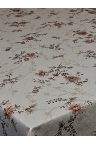 Elyaflı Pvc Muşamba - Desenli Silinebilir Masa Örtüsü - Resim 4