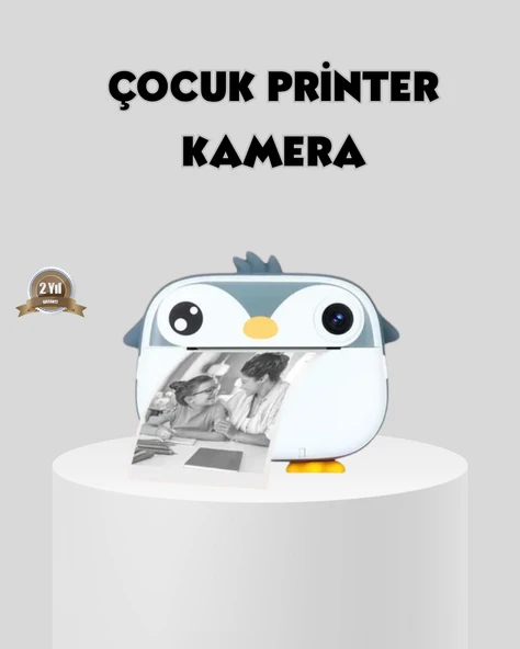 Termal Baskı Çocuk Kamerası HD Çekim USB Şarjlı Eğitici Oyuncak ürün görseli