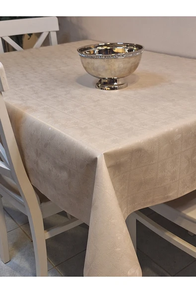 Elyaflı Pvc Muşamba - Desenli Silinebilir Masa Örtüsü ( GRİ) - Resim 8