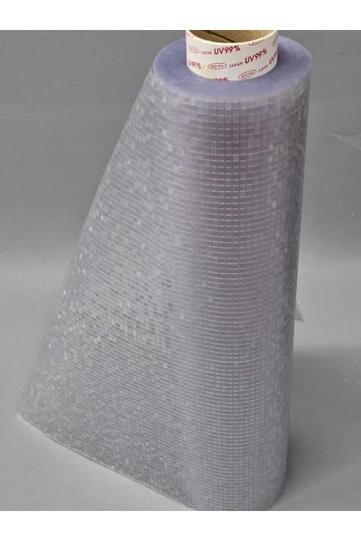 Cam Filmi Kaplama Statik Folyo  Buzlu Desenli Duşa Kabin Pencere Ofis Dekorasyon - Resim 8