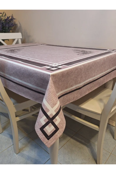 DORA PANO Elyaf Tabanlı Pvc Muşamba - Desenli Silinebilir 120 X 140 Hazır Masa Örtüsü - Resim 11