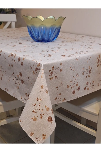 Elyaflı Pvc Muşamba - Desenli Silinebilir Masa Örtüsü ( YEŞİL) - Resim 8