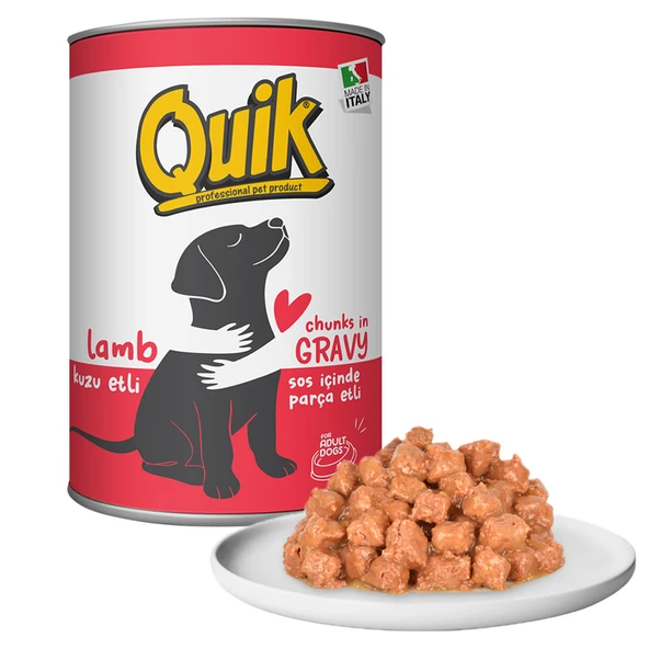 Quik Kuzulu Yetişkin Köpek Konserve 415 Gr ürün görseli 1