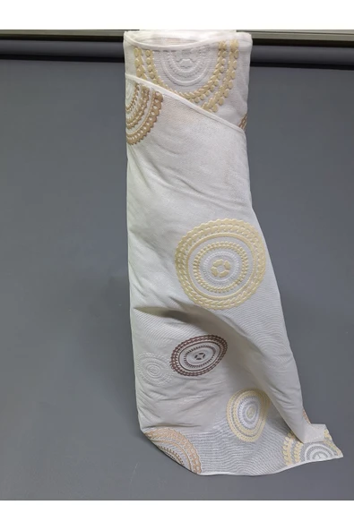 PVC KÜPÜR DANTEL RAF VE DOLAP ÖRTÜSÜ RUNNER  (KAHVERENĞİ) - Resim 4