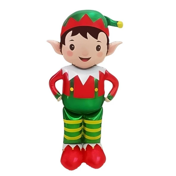 Yılbaşı Partisi Ayaklı Elf Çocuk Folyo Balon ürün görseli