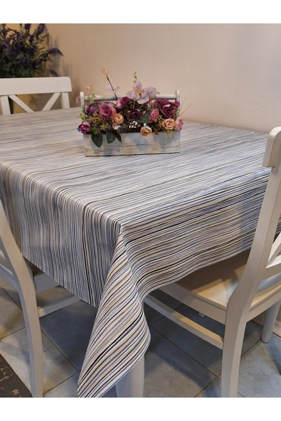 Elyaflı Pvc Muşamba - Desenli Silinebilir Masa Örtüsü (RENKLİ) - Resim 8