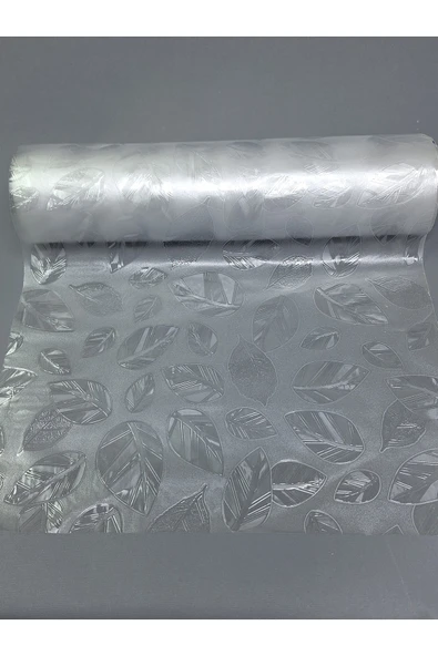 Cam Filmi Kaplama Statik Folyo Buzlu Desenli Duşa Kabin Pencere Ofis Dekorasyon - Resim 6