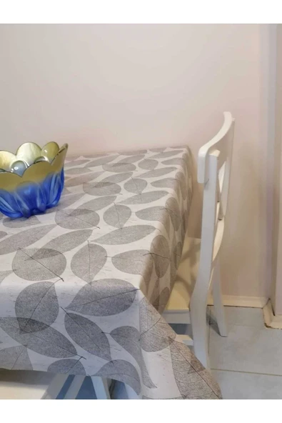 Elyaflı Pvc Muşamba - Desenli Silinebilir Masa Örtüsü - Resim 5