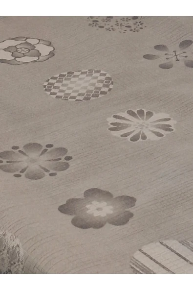 İthal Silinebilir PVC Masa Örtüsü – Kaymaz Tabanlı, Kumaş Görünümlü PVC Masa Örtüs - Resim 7