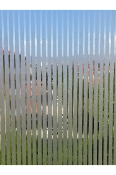 Cam Filmi Kaplama Statik Folyo Buzlu Desenli Duşa Kabin Pencere Ofis Dekorasyon - Resim 2