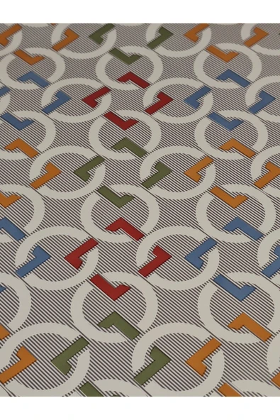 Elyaflı Pvc Muşamba - Desenli Silinebilir Masa Örtüsü ( Kahve ) - Resim 11